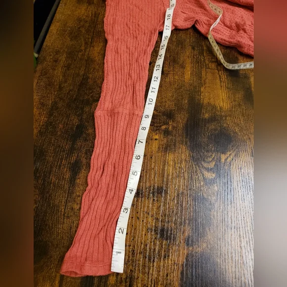 Free People hi low swing sweater stretchy boxy fit - Picture 4 of 13